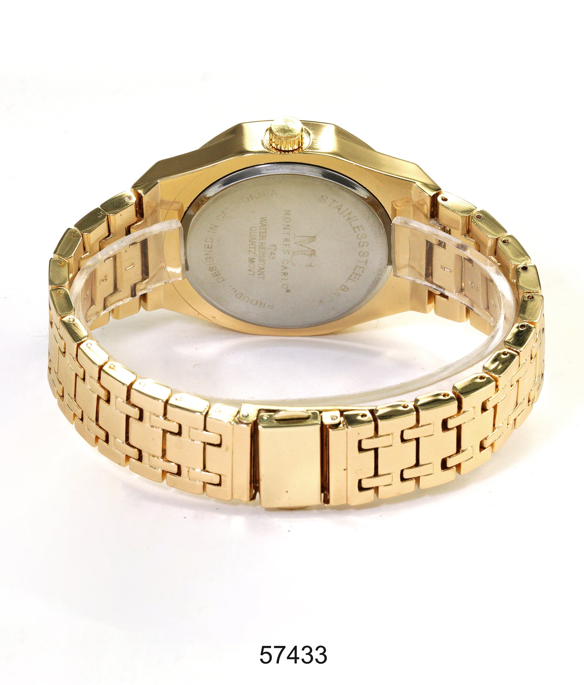 5743-Montres Carlo Metal Band Watch