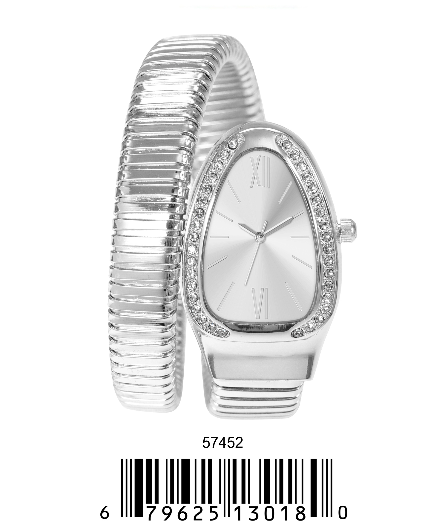 5745-Montres Carlo Metal Band Snake Watch