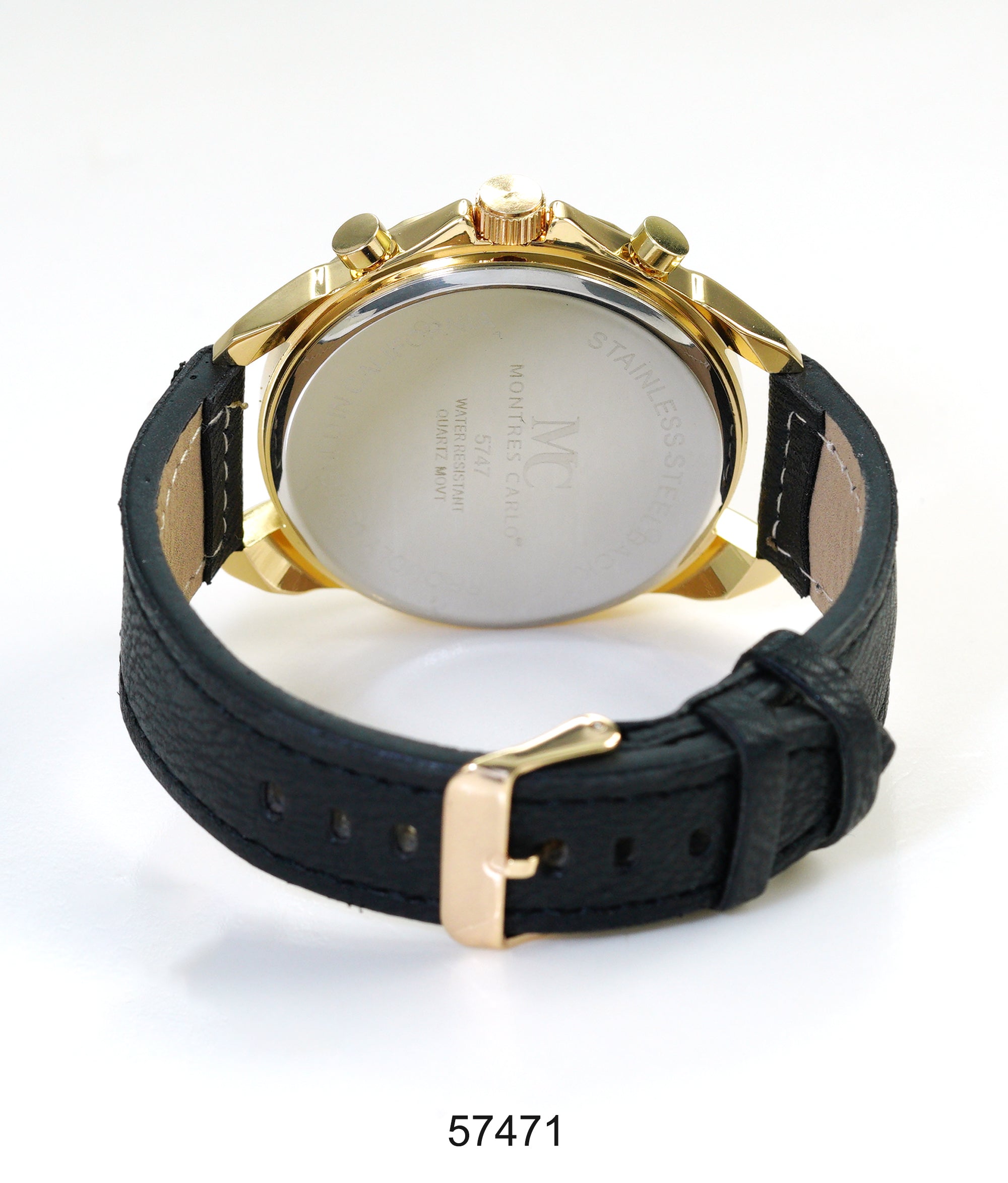 5747- Faux Leather Band Watch