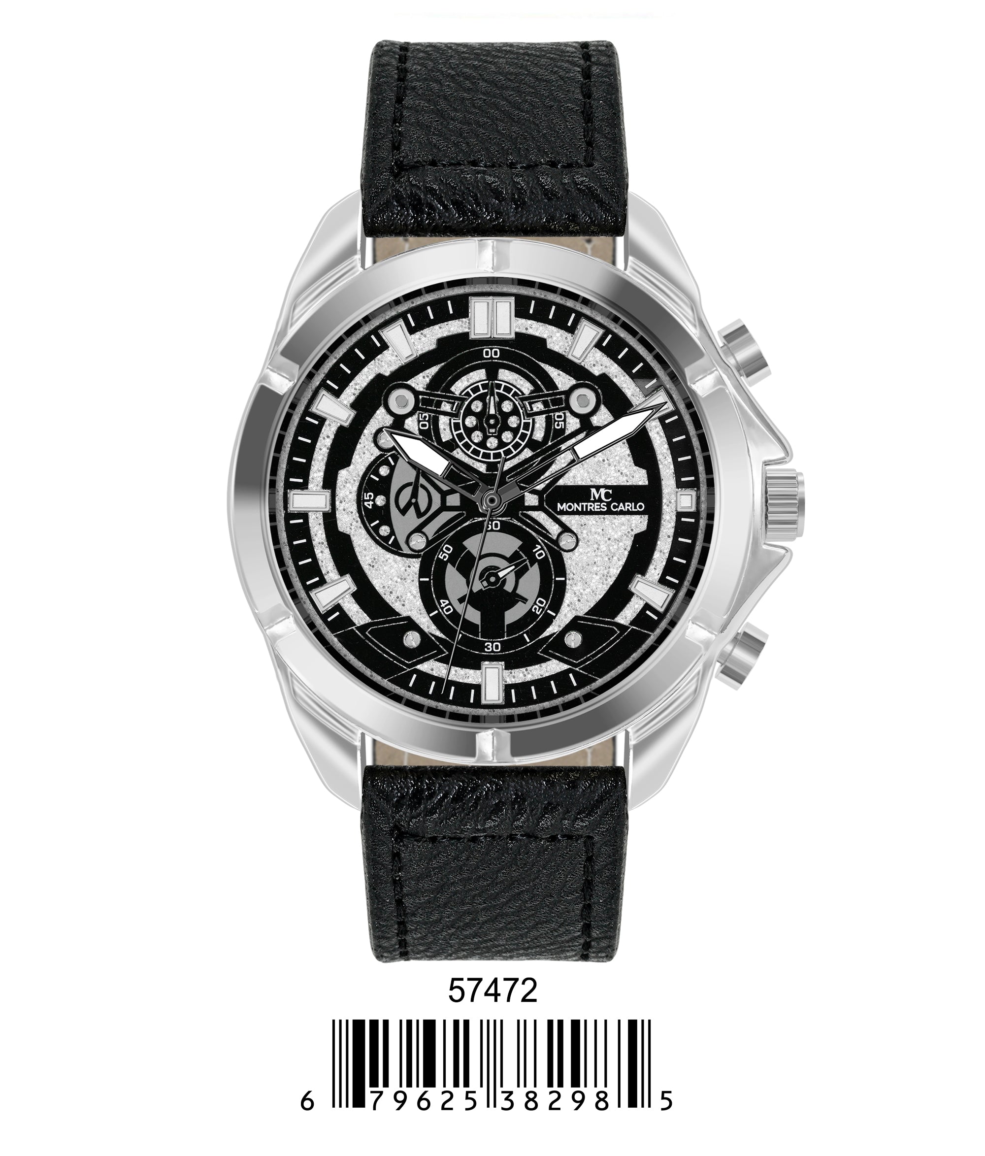 5747- Faux Leather Band Watch
