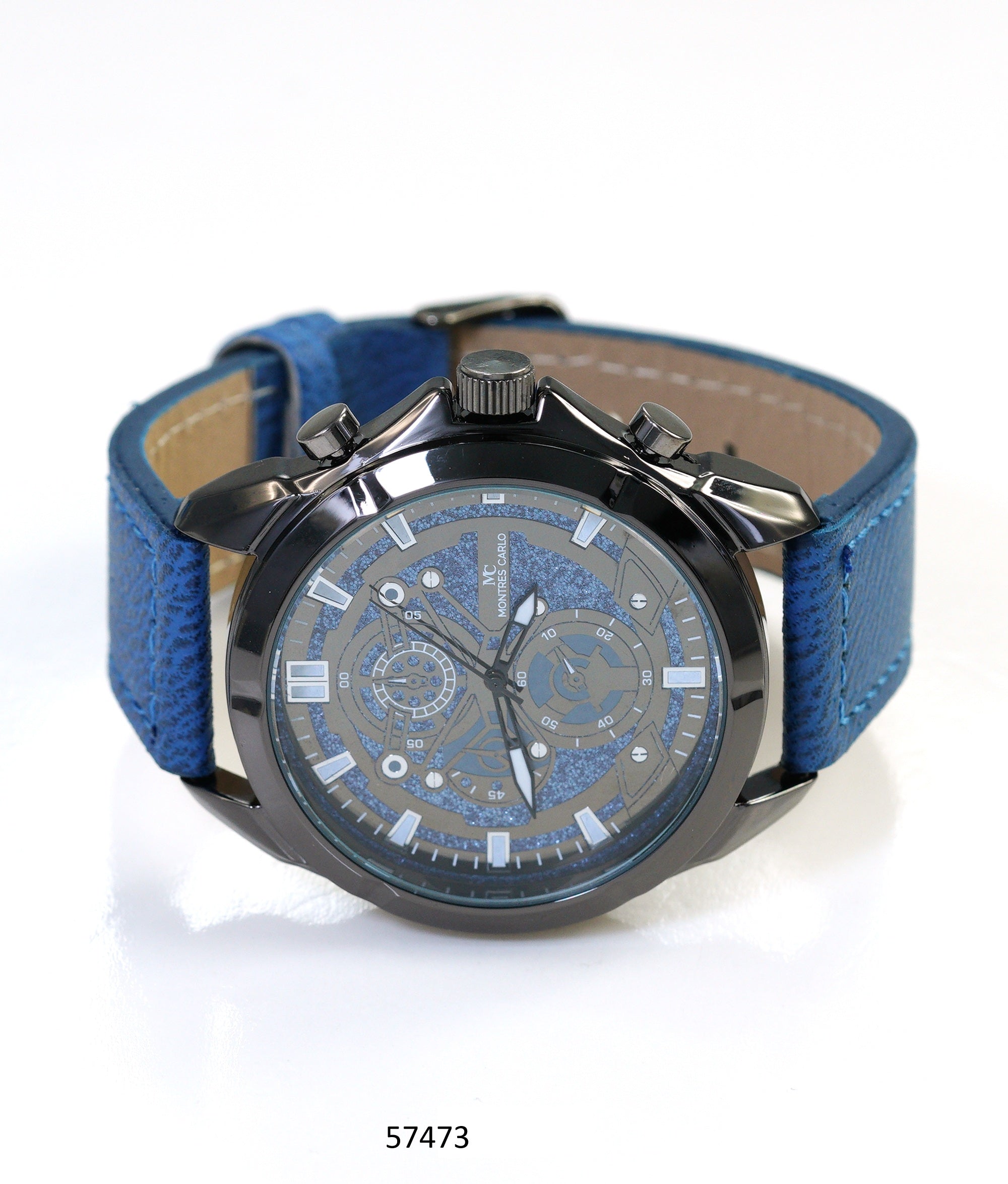 5747- Faux Leather Band Watch