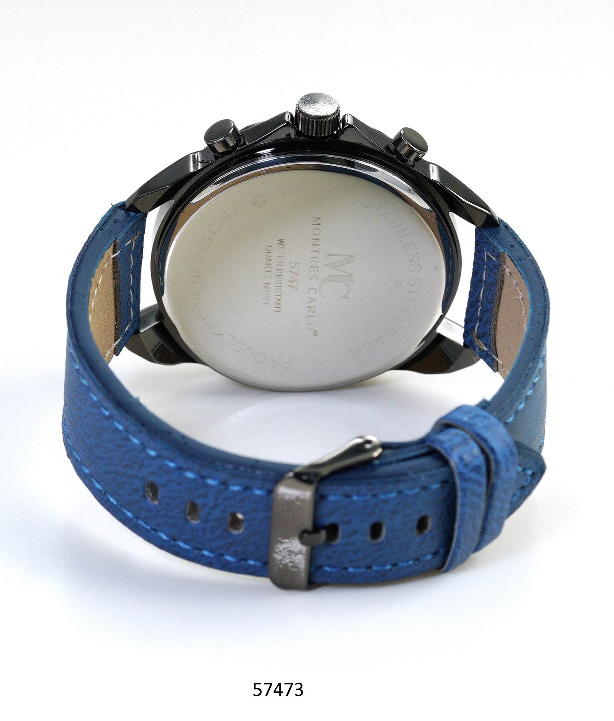5747- Faux Leather Band Watch