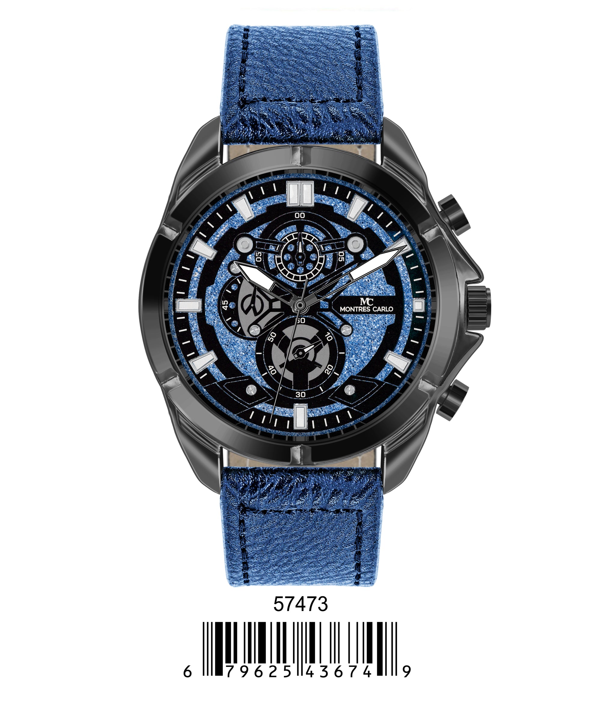 5747- Faux Leather Band Watch