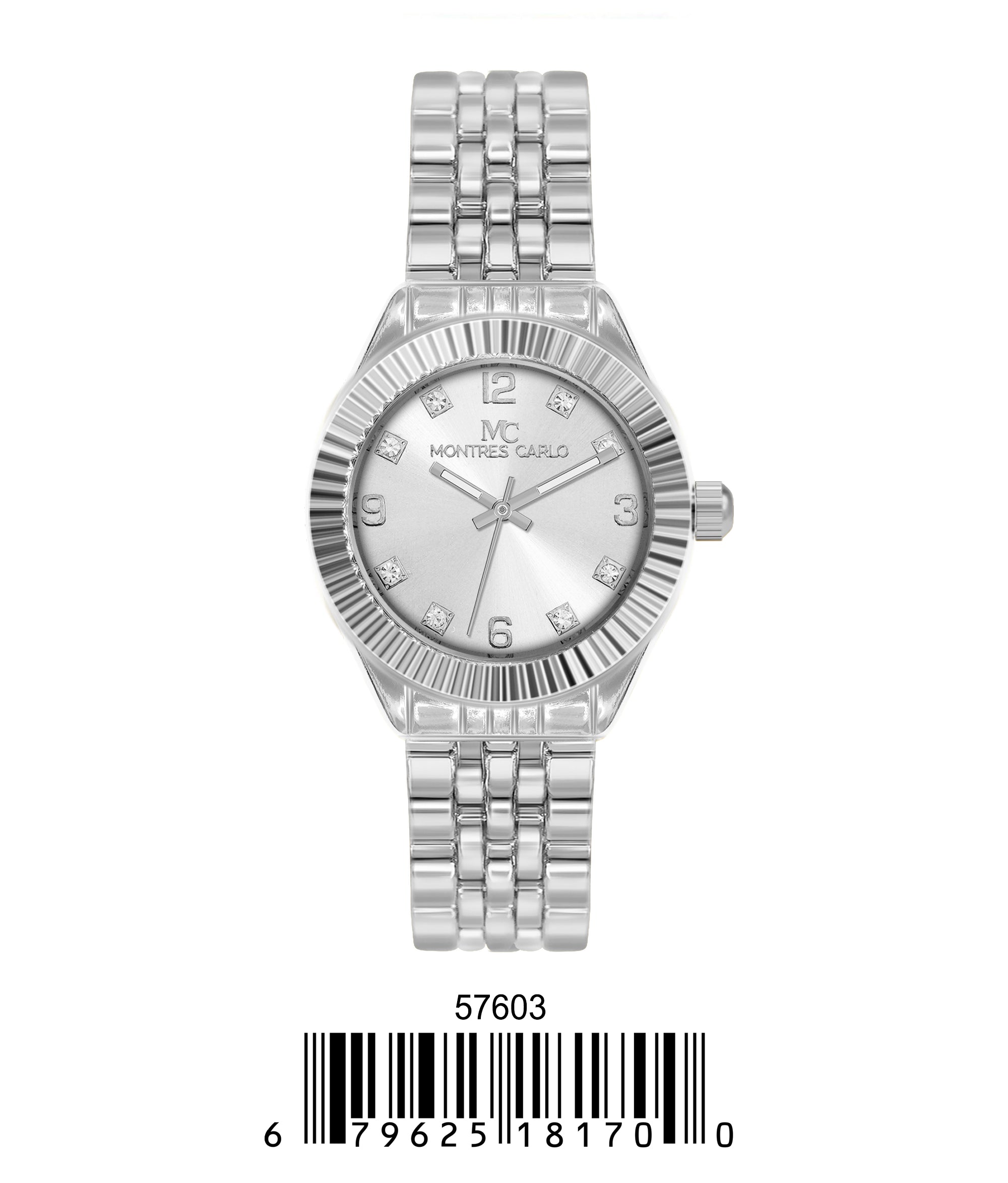 5760-Montres Carlo Metal Band Watch