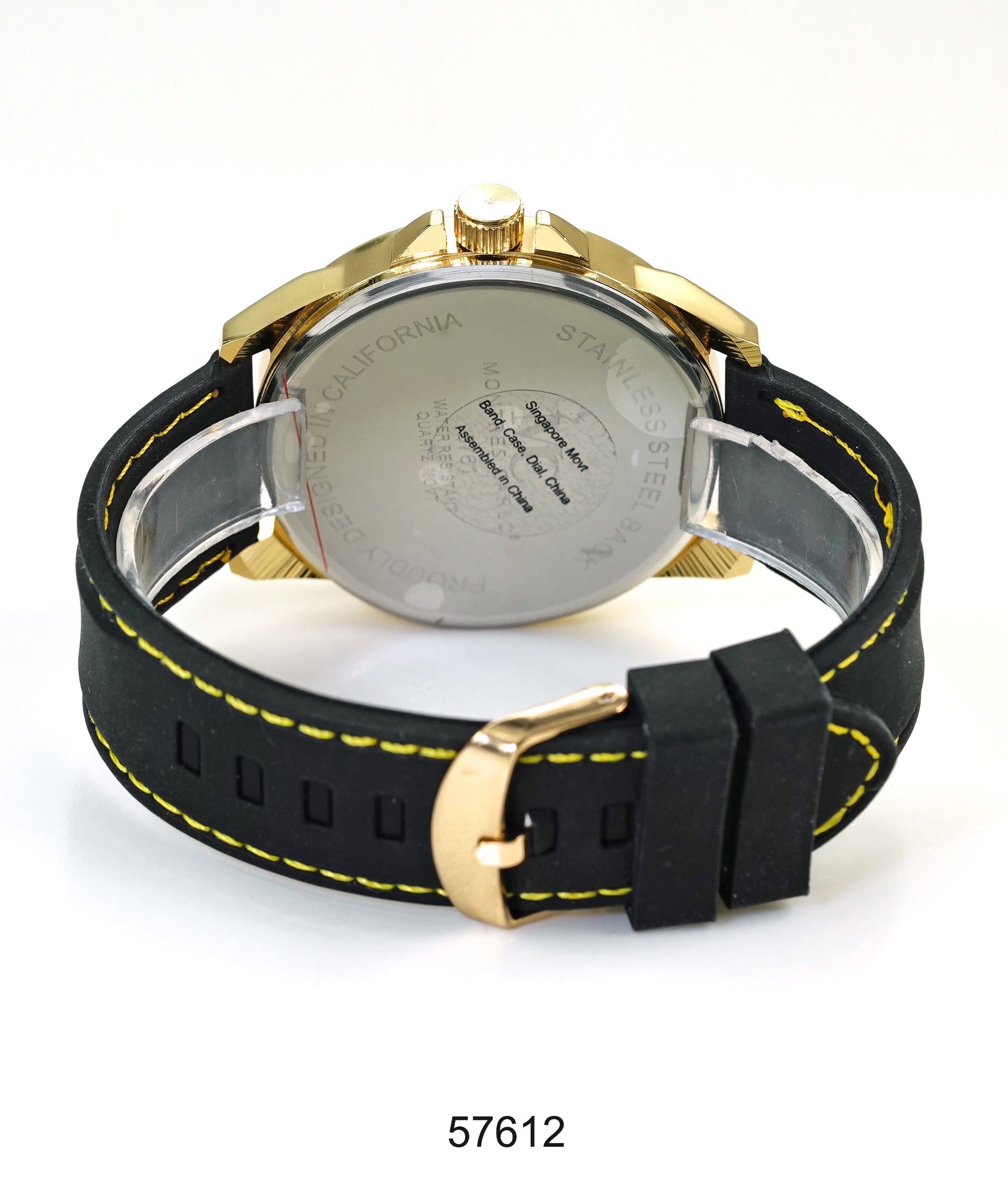 5761-Montres Carlo Sports Watch With PU Band