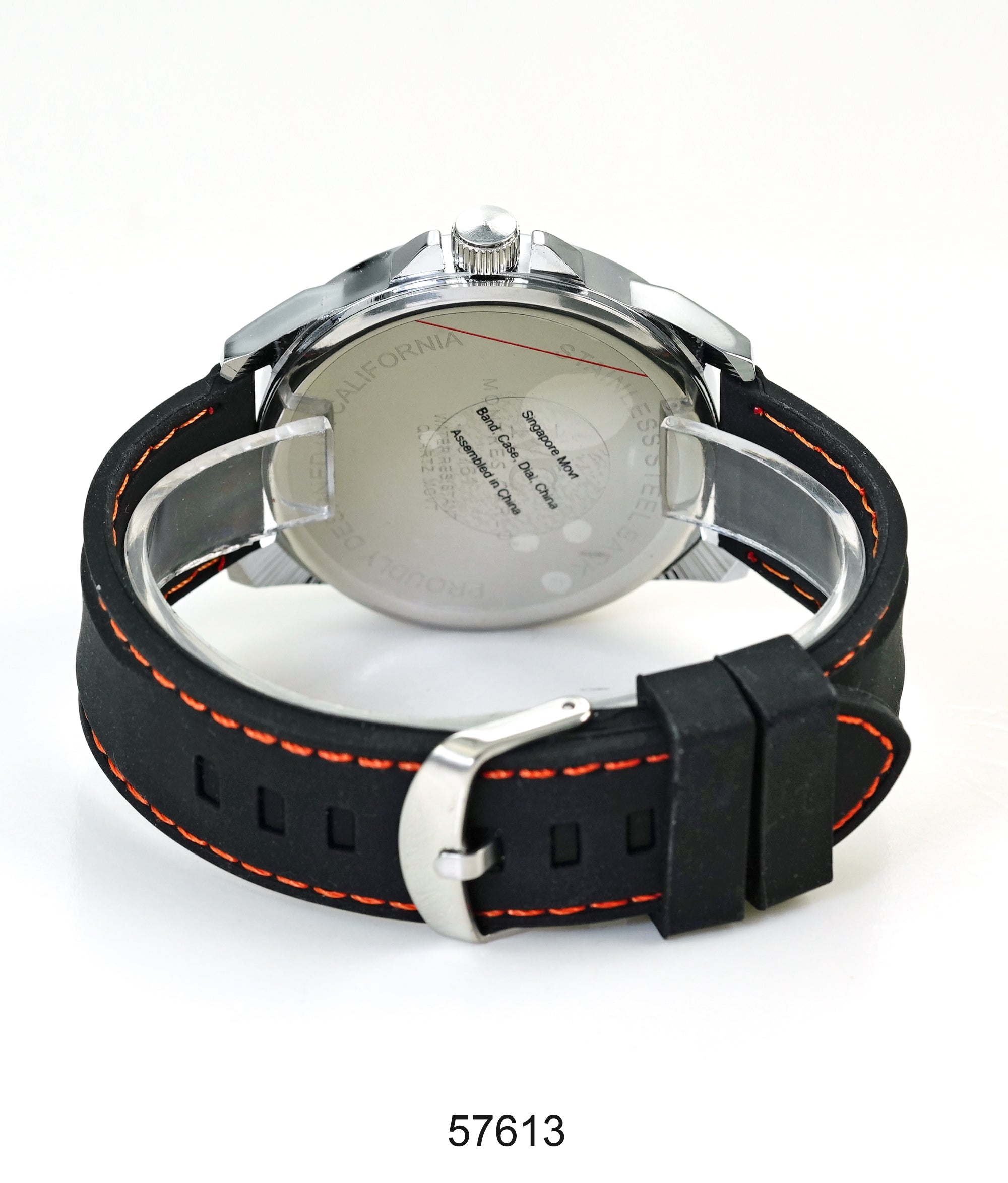 5761-Montres Carlo Sports Watch With PU Band