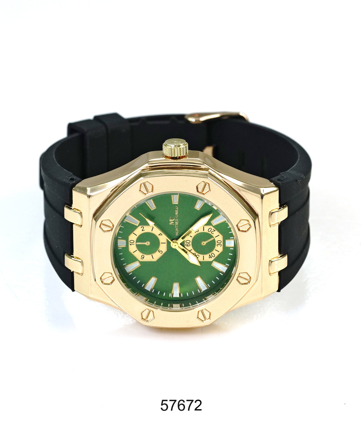 5767-Montres Carlo Sports Watch With PU Band
