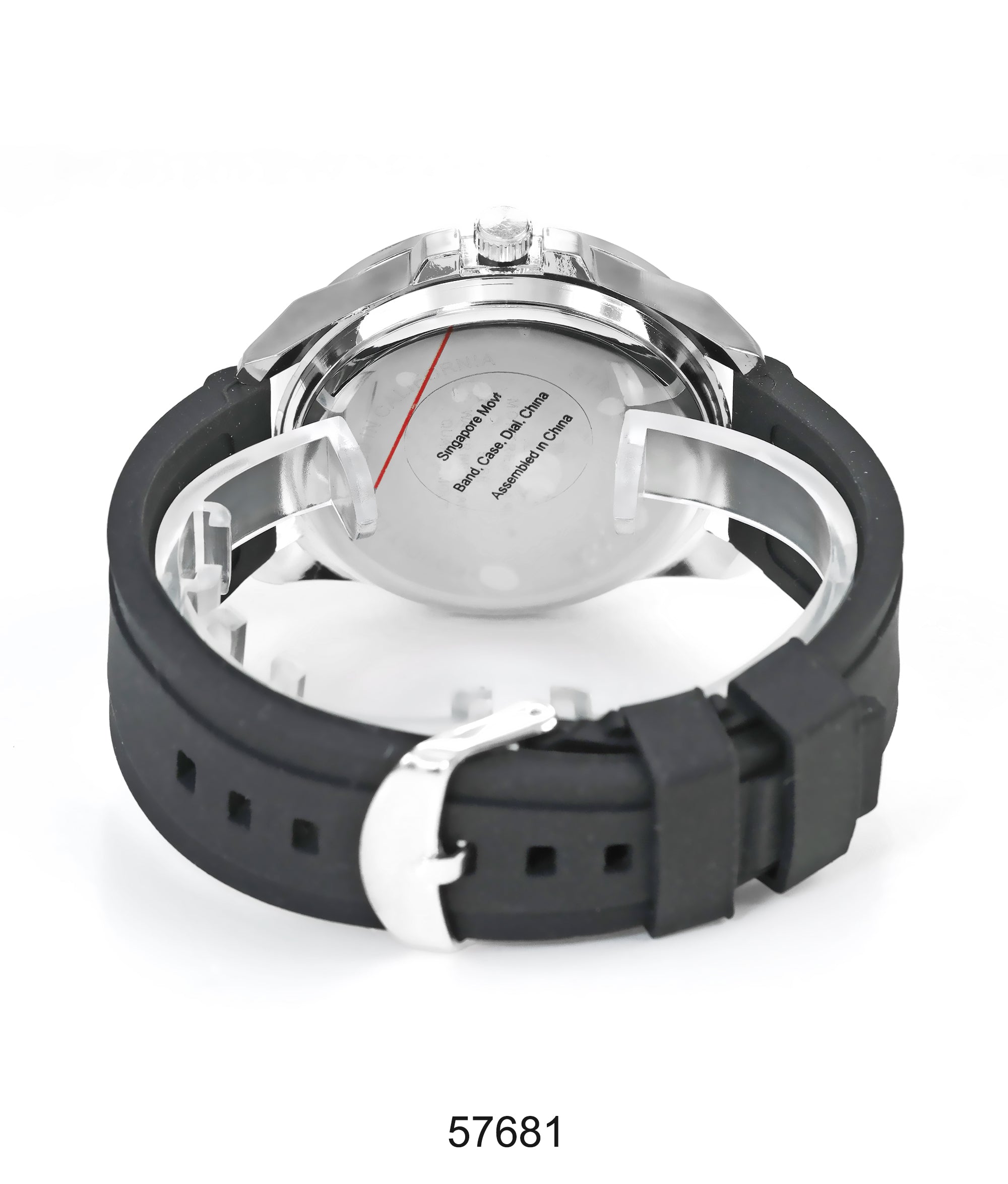 5768-Montres Carlo Sports Watch With PU Band