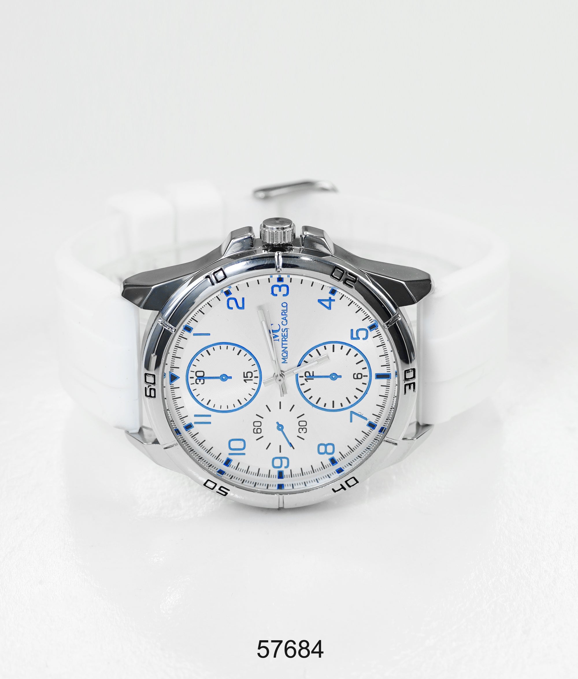 5768-Montres Carlo Sports Watch With PU Band