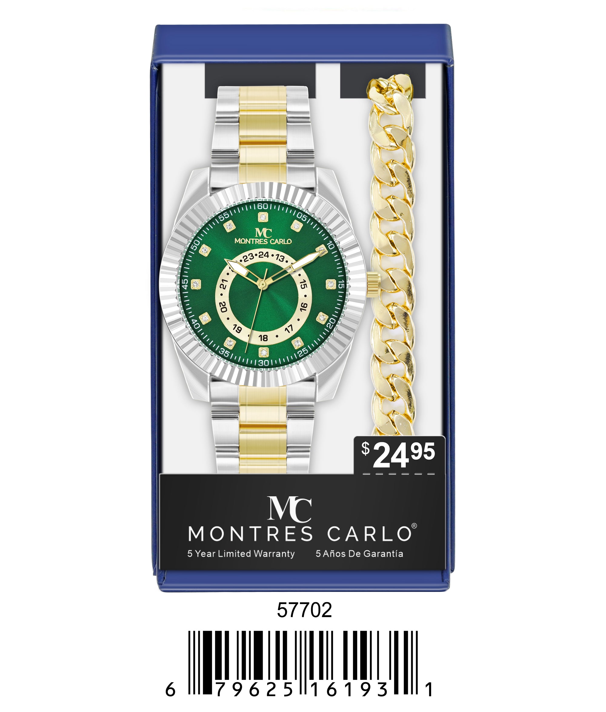 5770-JB Metal Band Watch Gift Box Edition