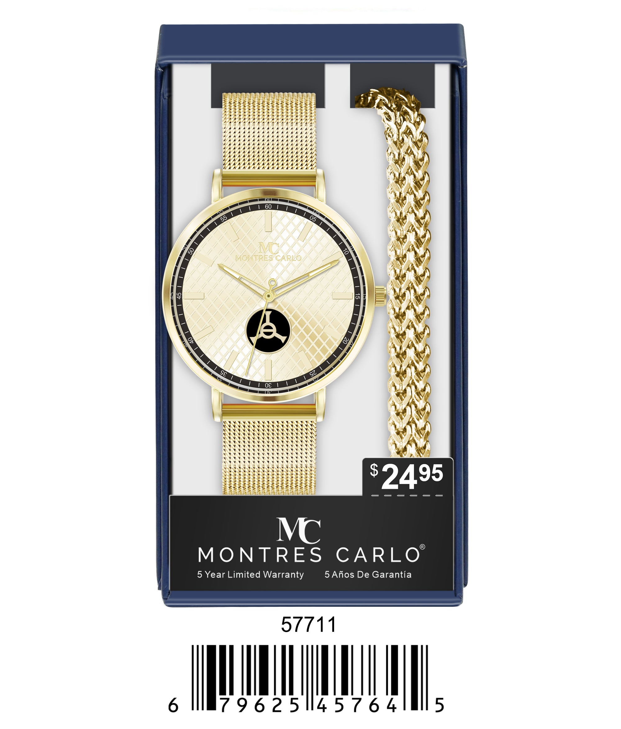 5771-JB Metal Band Watch Gift Box Edition