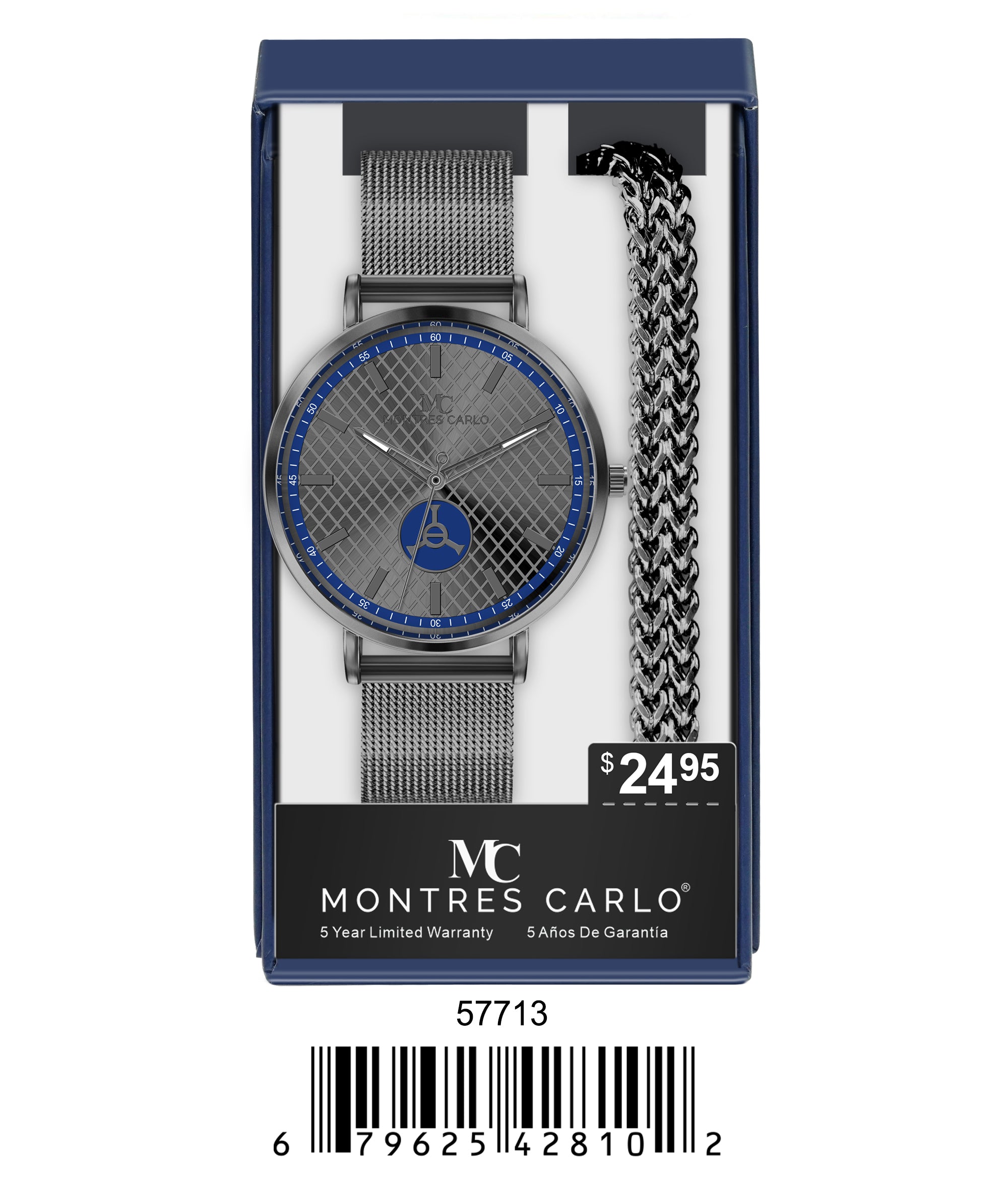 5771-JB Metal Band Watch Gift Box Edition