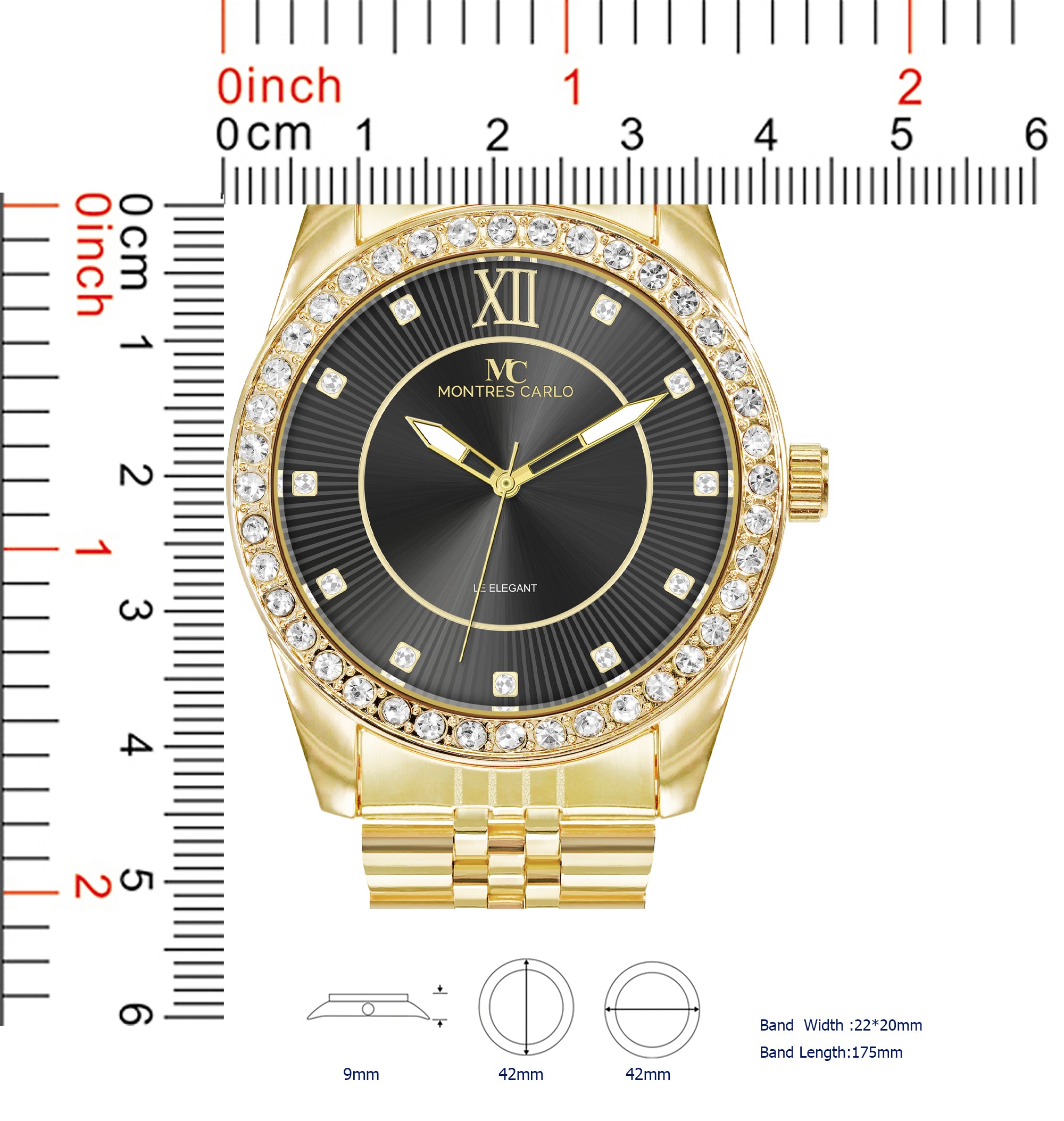 5772-JB Metal Band Watch Gift Box Edition