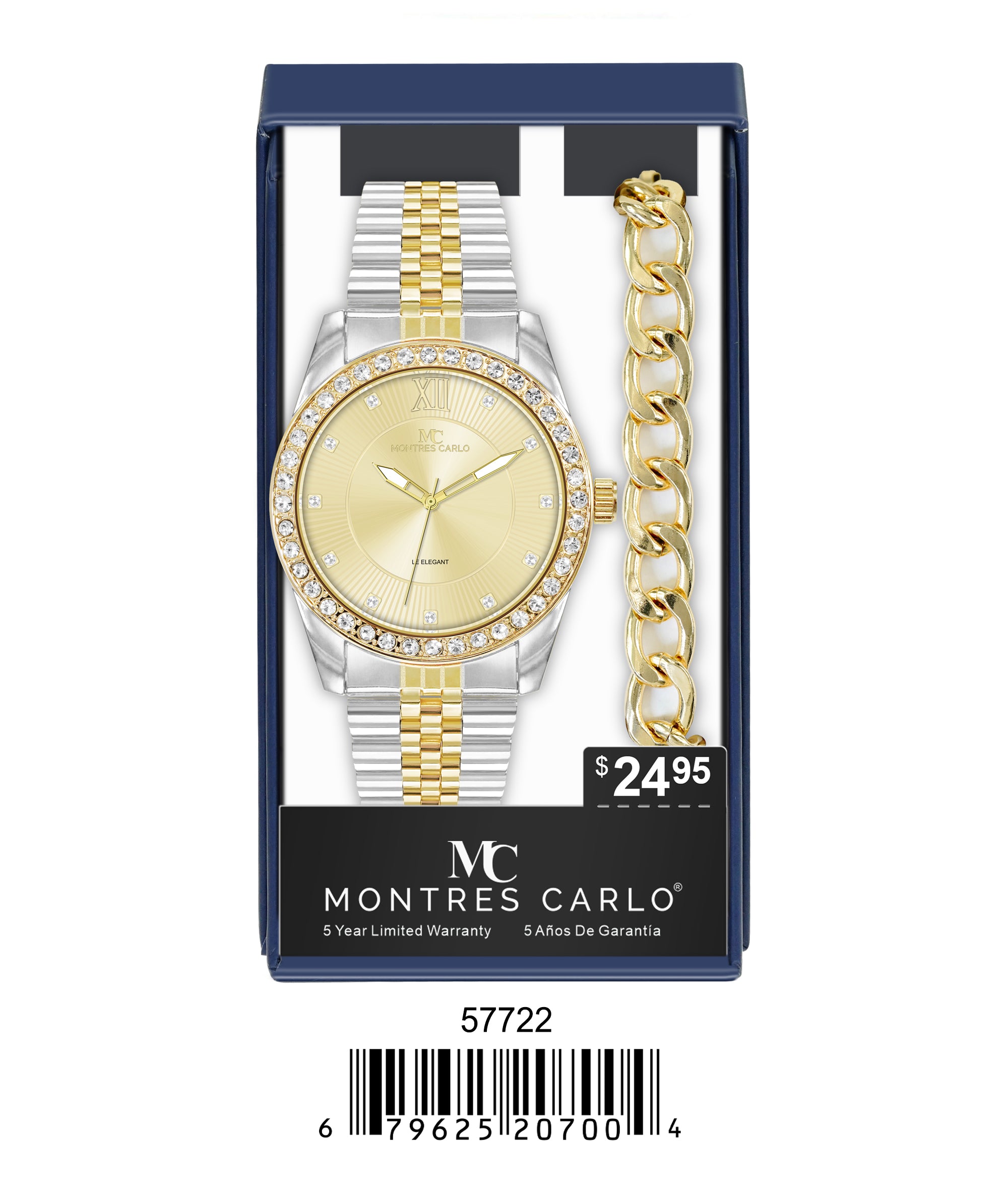 5772-JB Metal Band Watch Gift Box Edition