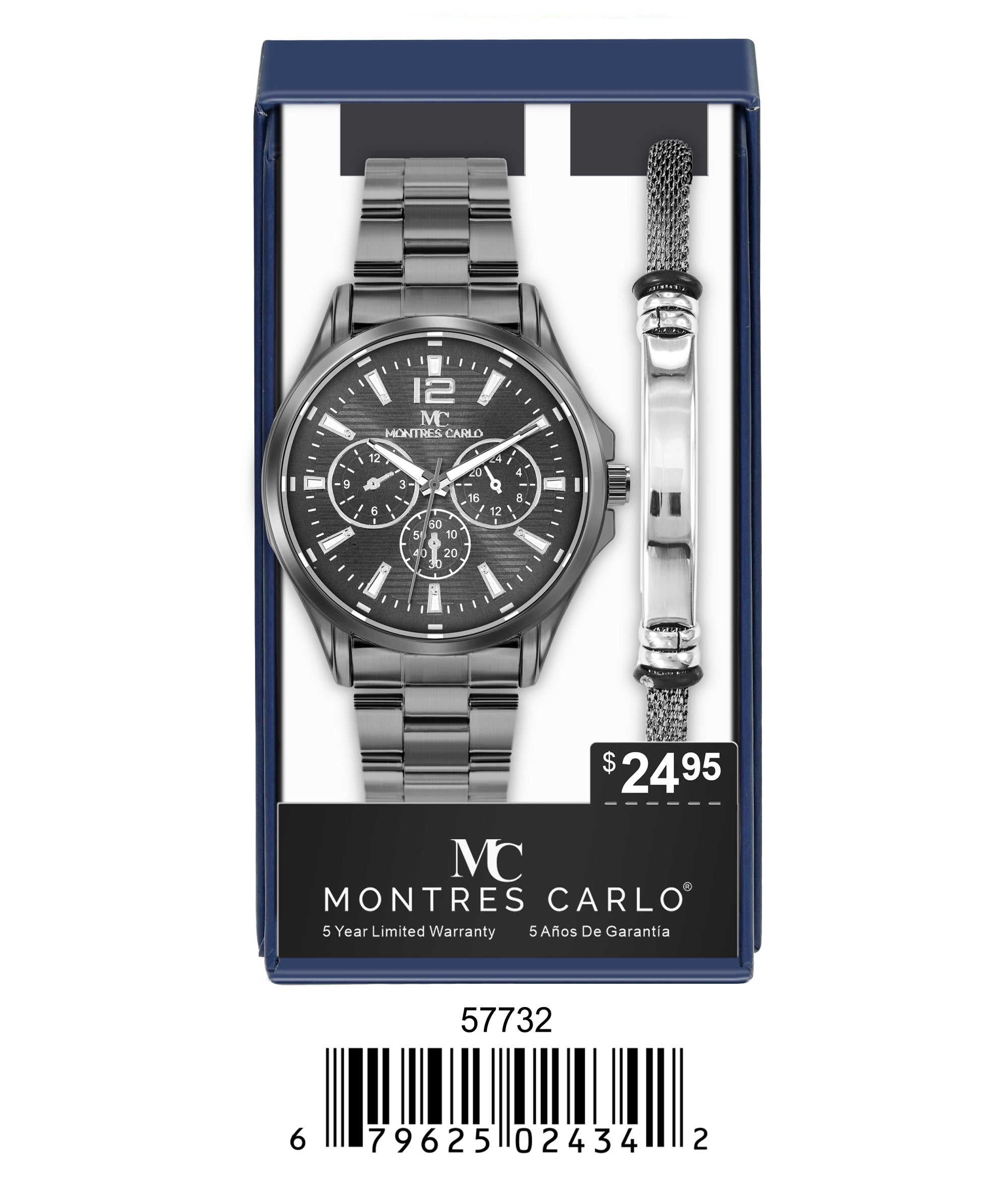 5773-JB Metal Band Watch Gift Box Edition