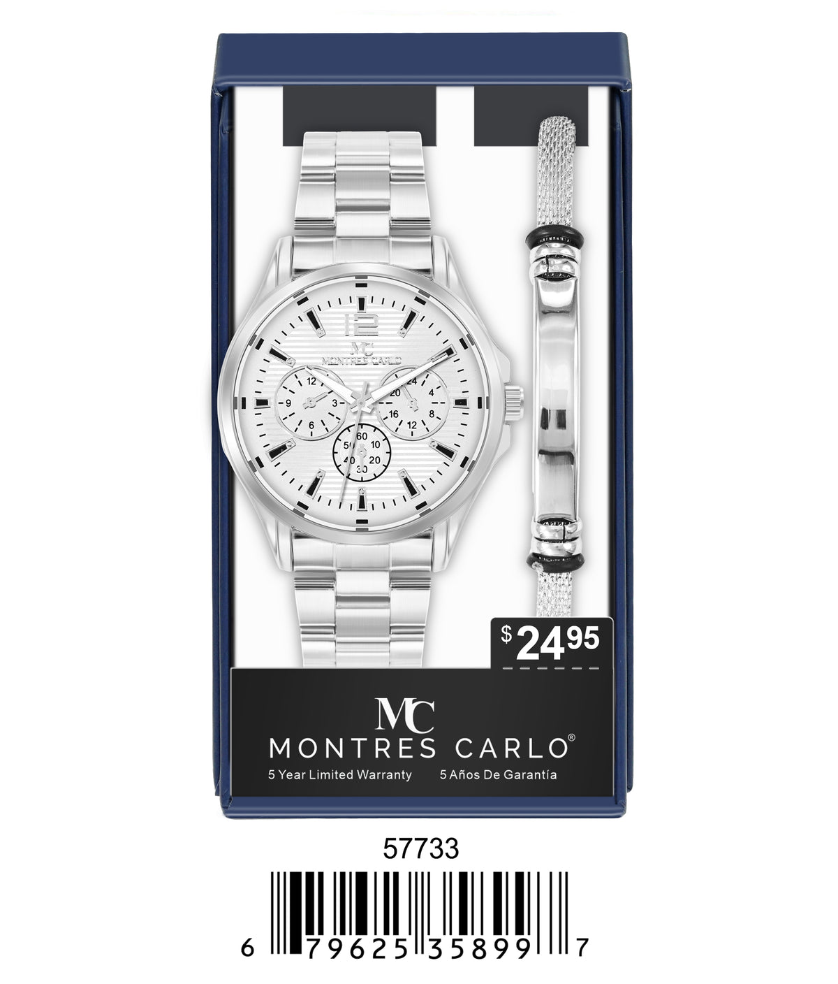 5773-JB Metal Band Watch Gift Box Edition