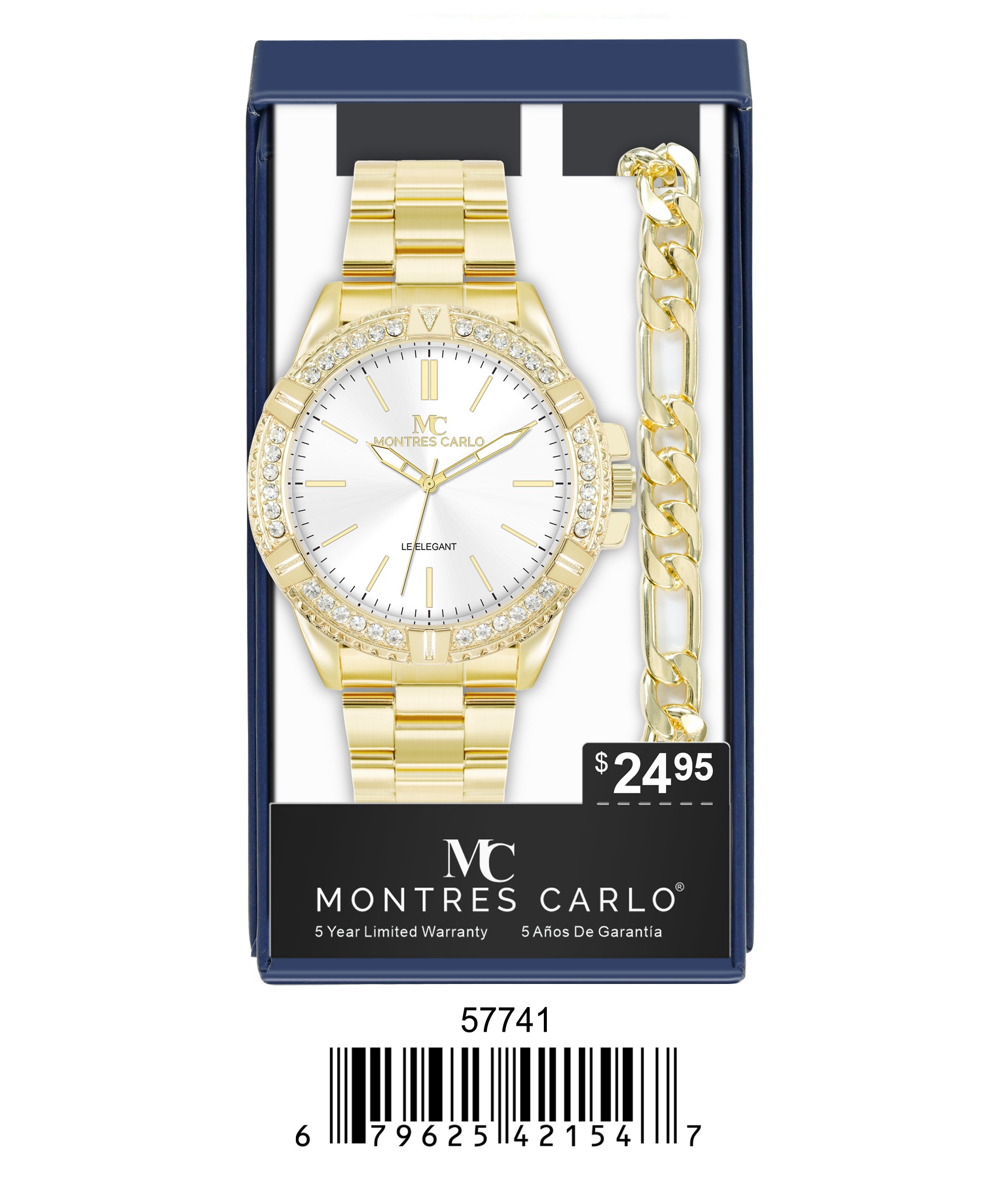 5774-JB Metal Band Watch Gift Box Edition