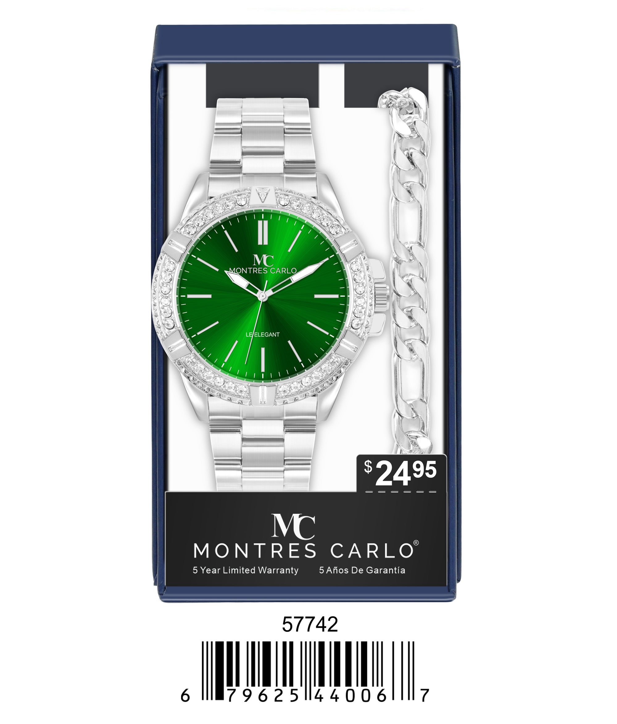 5774-JB Metal Band Watch Gift Box Edition