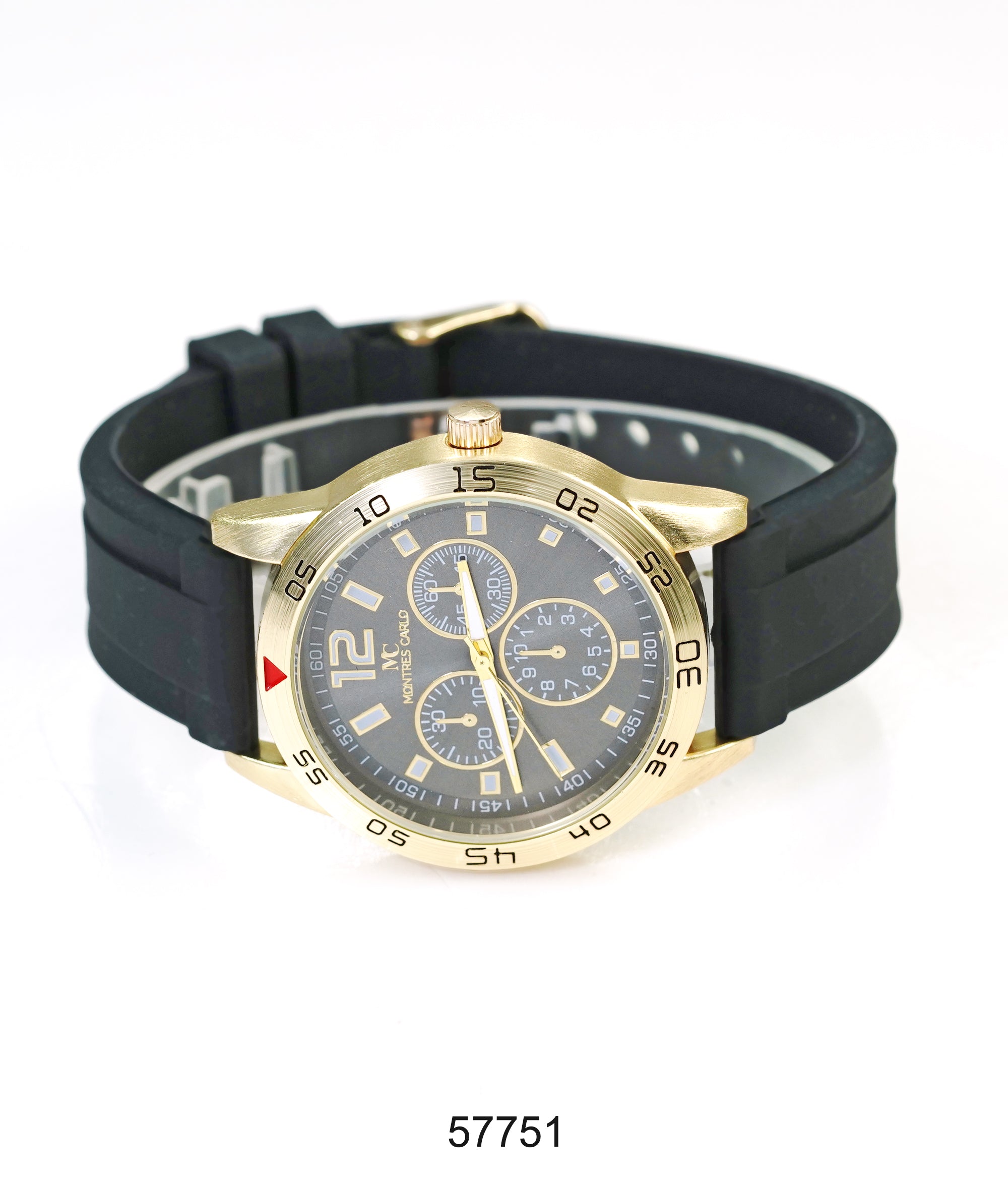 5775-JB-Montres Carlo Silicone Band Watch