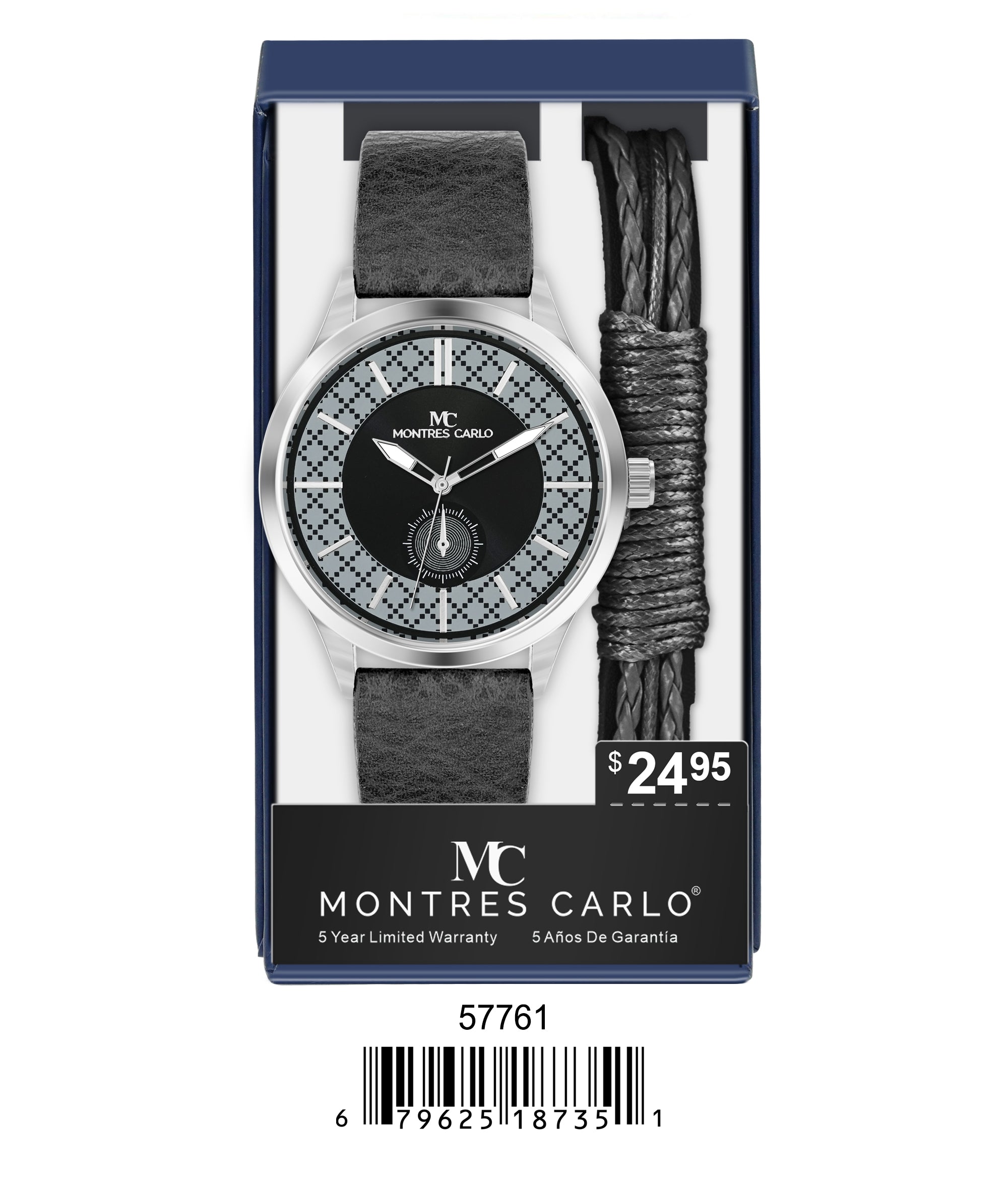 5776-JB-Montres Carlo Silicone Band Watch