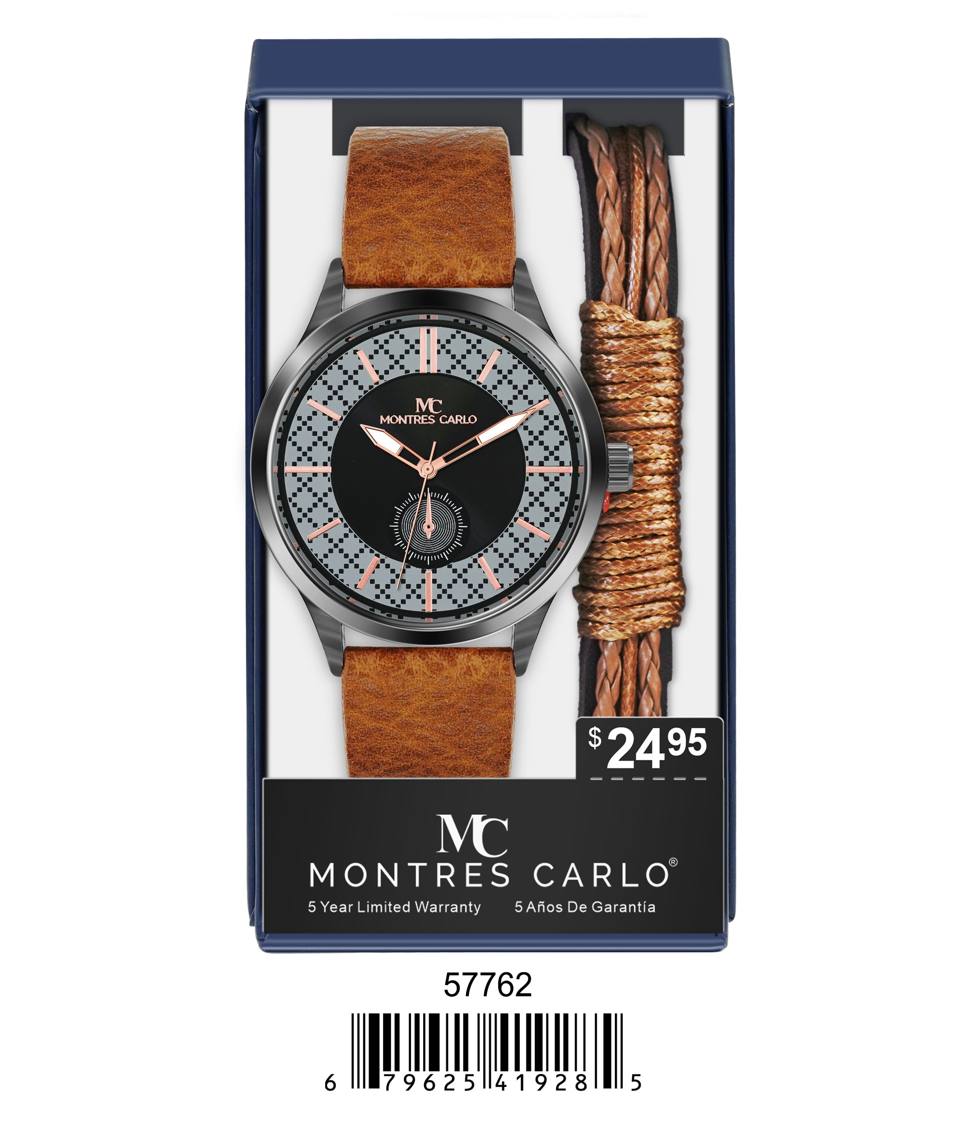 5776-JB-Montres Carlo Silicone Band Watch