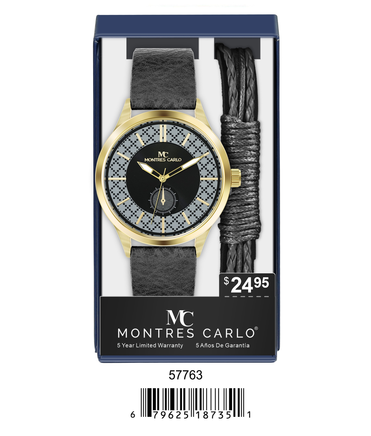 5776-JB-Montres Carlo Silicone Band Watch