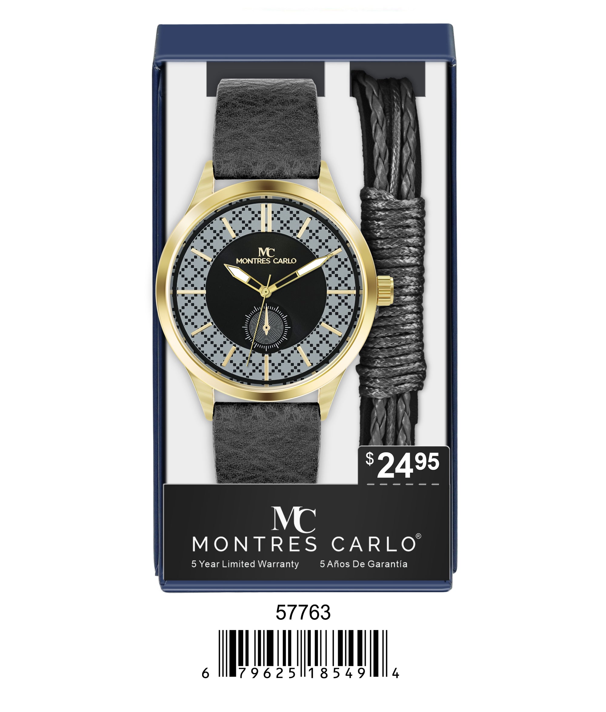 5776-JB-Montres Carlo Silicone Band Watch