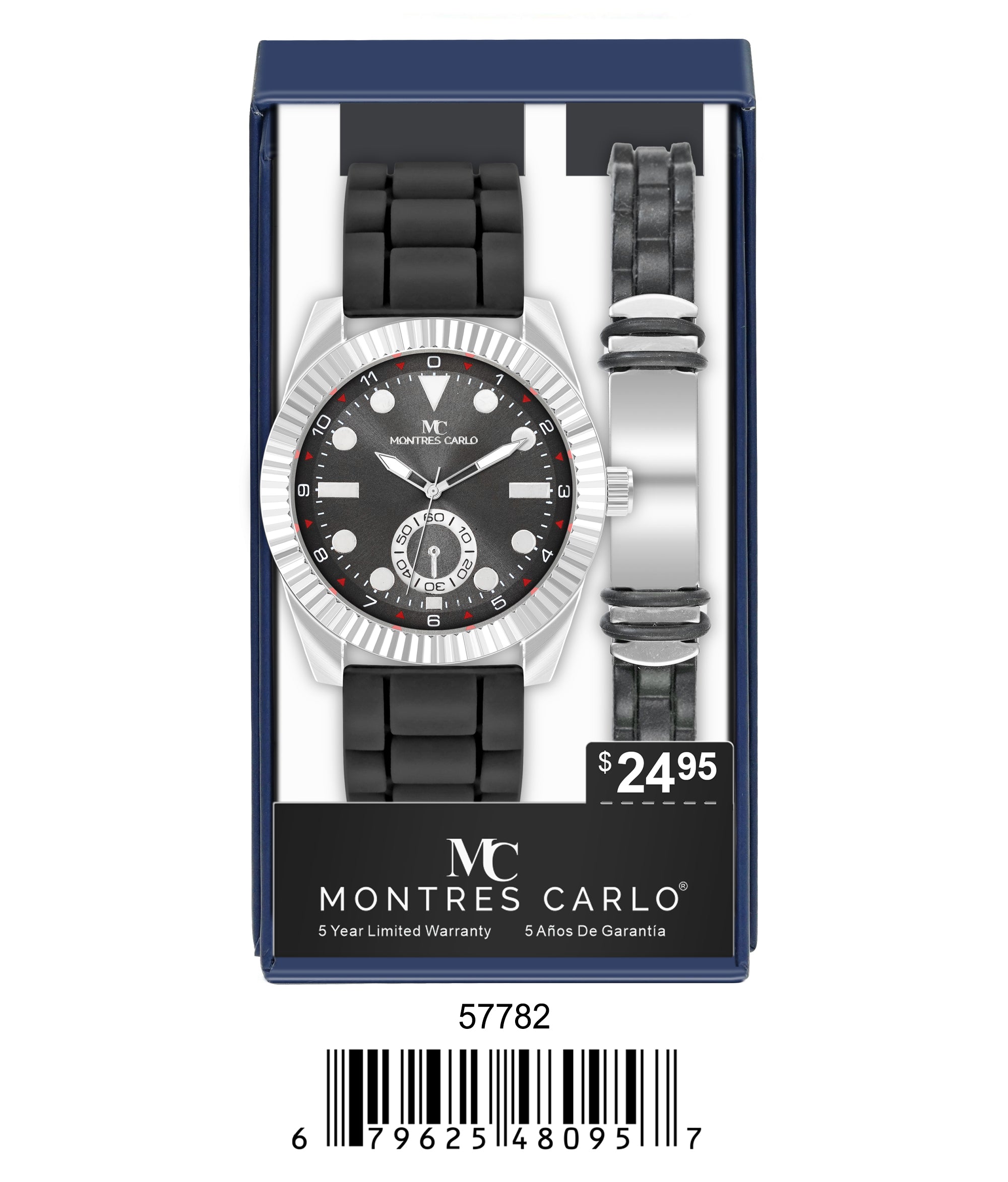 5778-JB-Montres Carlo Silicone Band Watch