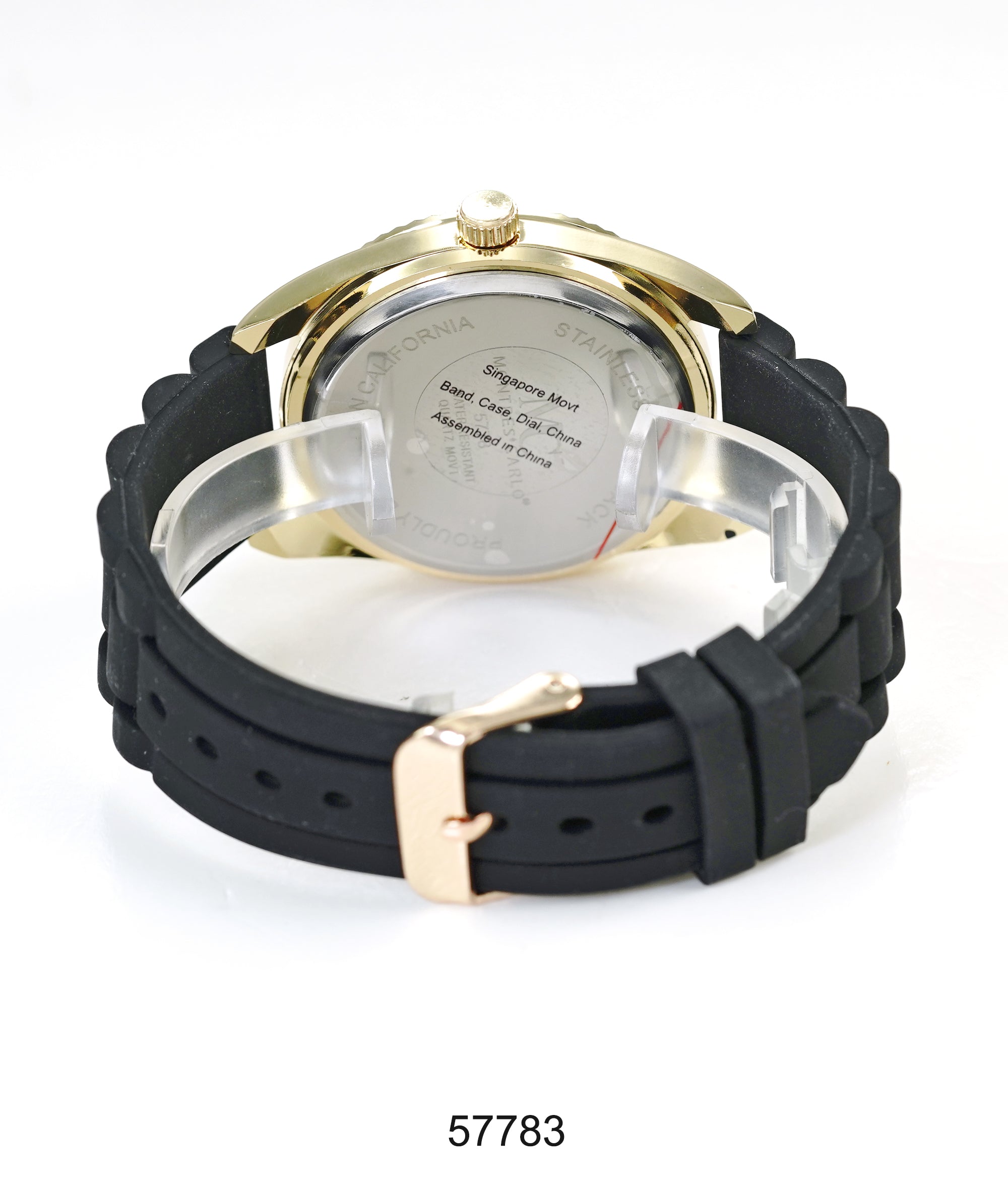 5778-JB-Montres Carlo Silicone Band Watch
