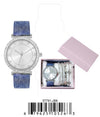 5779-JB8 - Denim look band watch Gift Box Edition