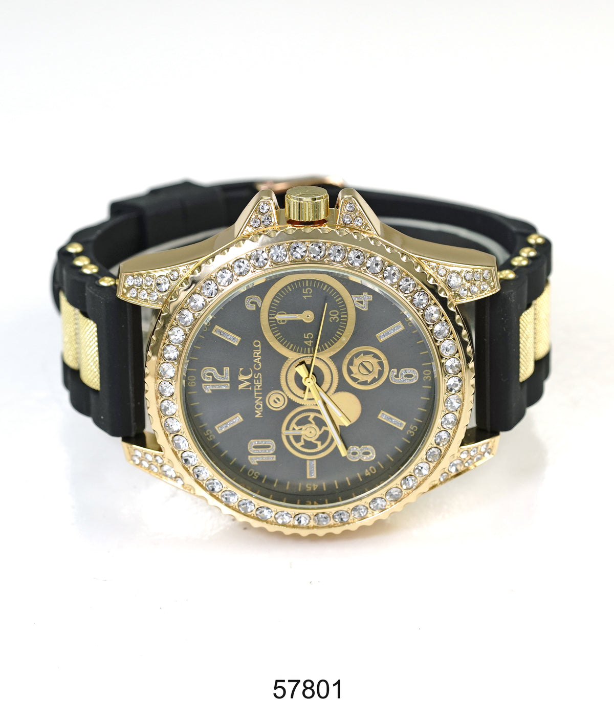 5780-Montres Carlo Silicon Band Watch
