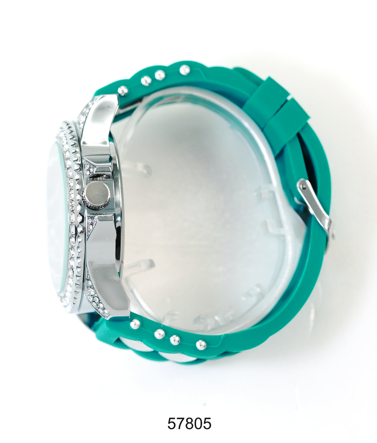 5780-Montres Carlo Silicon Band Watch
