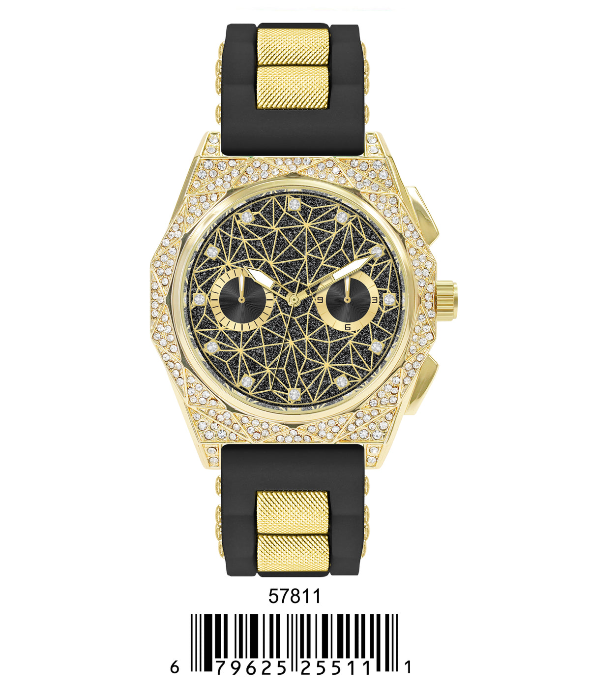 5781-Montres Carlo Silicon Band Watch