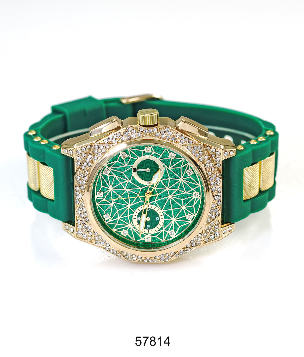 5781-Montres Carlo Silicon Band Watch