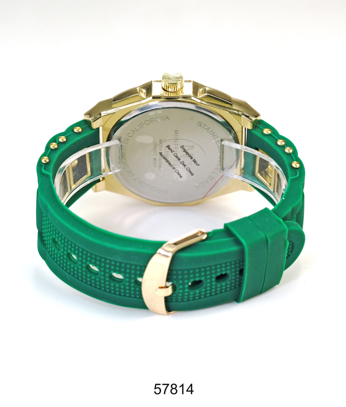 5781-Montres Carlo Silicon Band Watch
