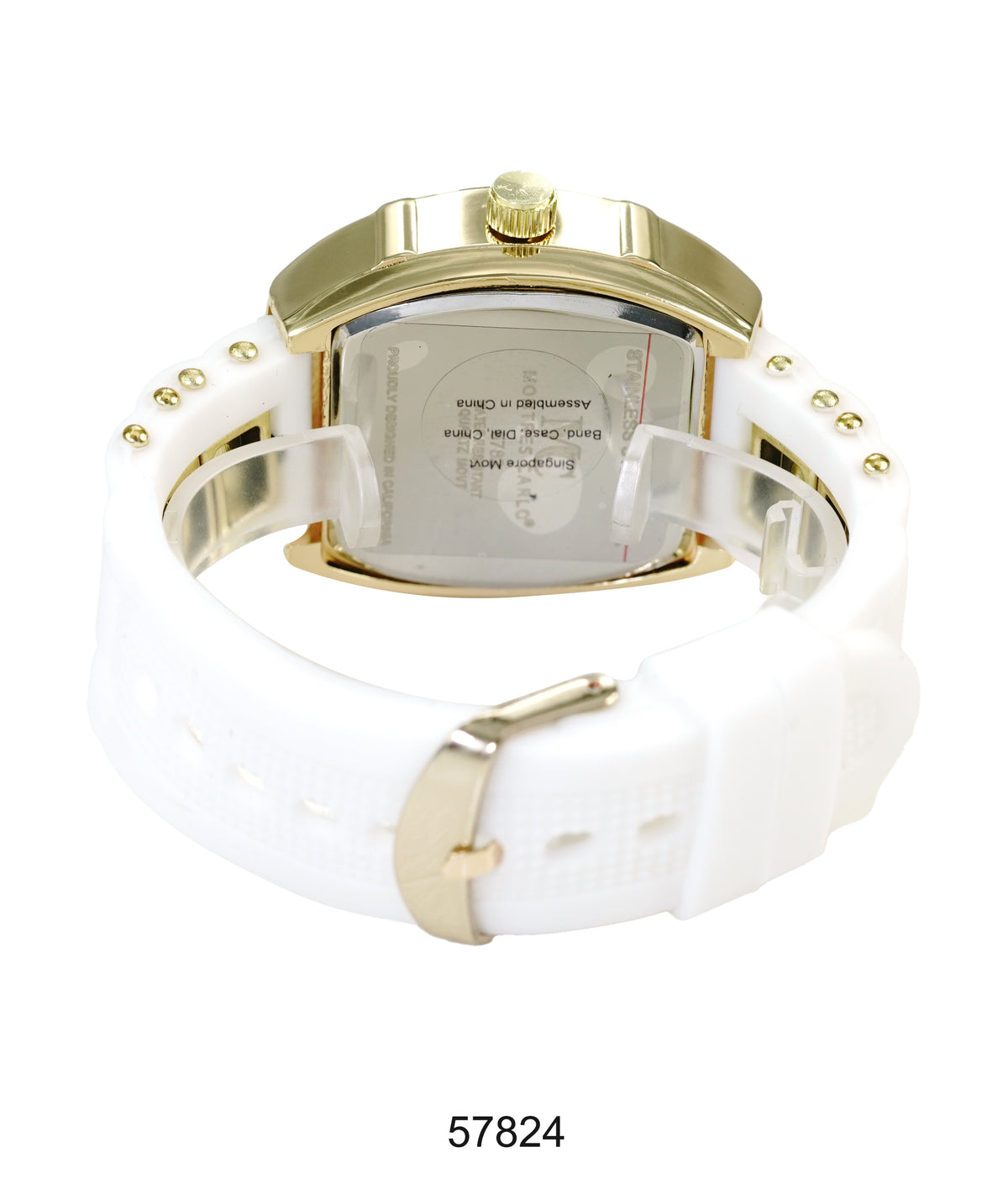 5782-Montres Carlo Silicon Band Watch