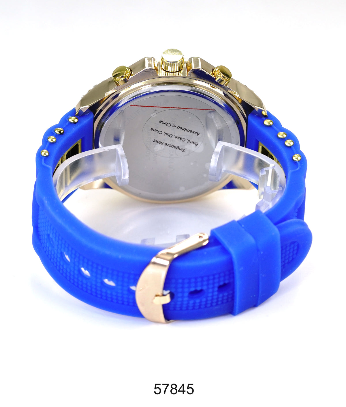 5784-Montres Carlo Silicon Band Watch