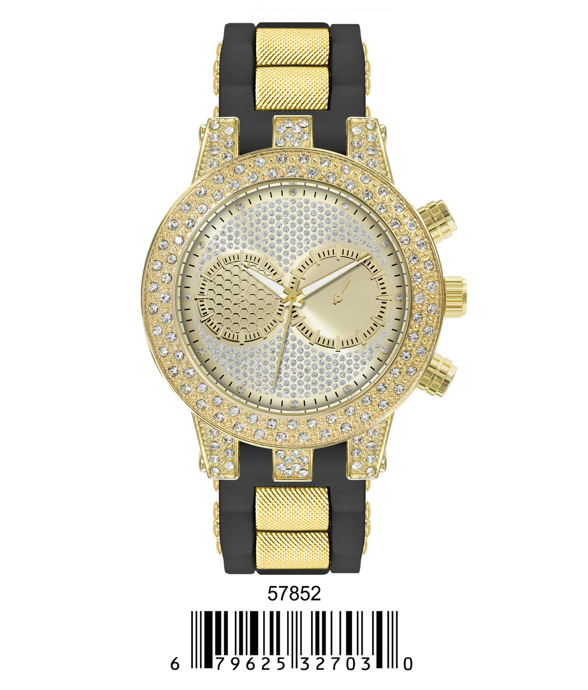 5785-Montres Carlo Silicon Band Watch