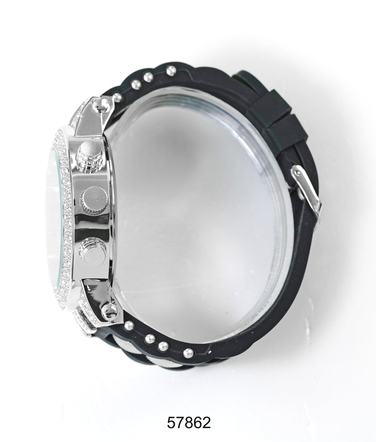5786-Montres Carlo Silicon Band Watch