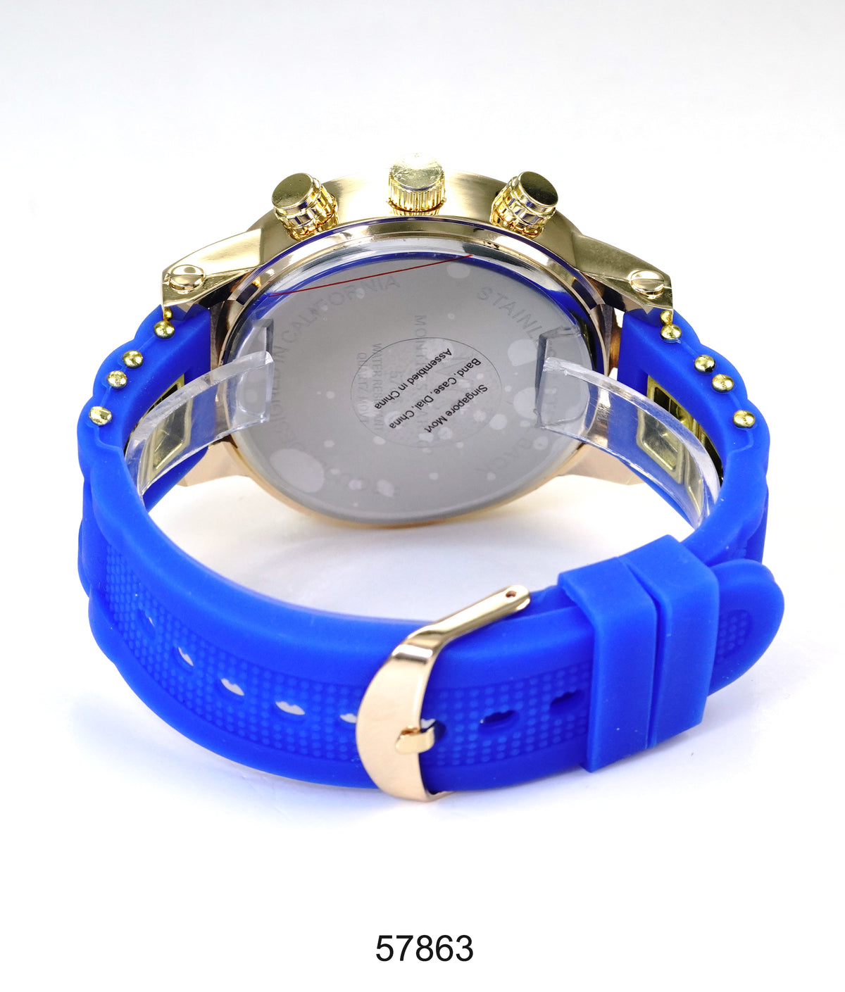 5786-Montres Carlo Silicon Band Watch