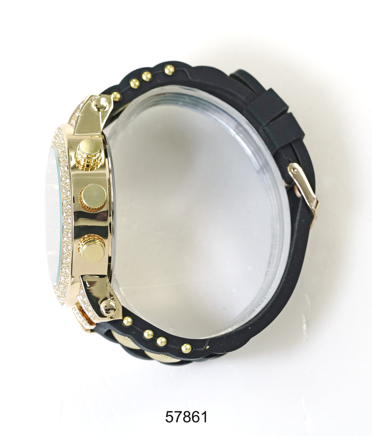 5786-Montres Carlo Silicon Band Watch