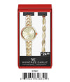 5798-JB - Montres Carlo Jewelry Gift Box with Metal Watch