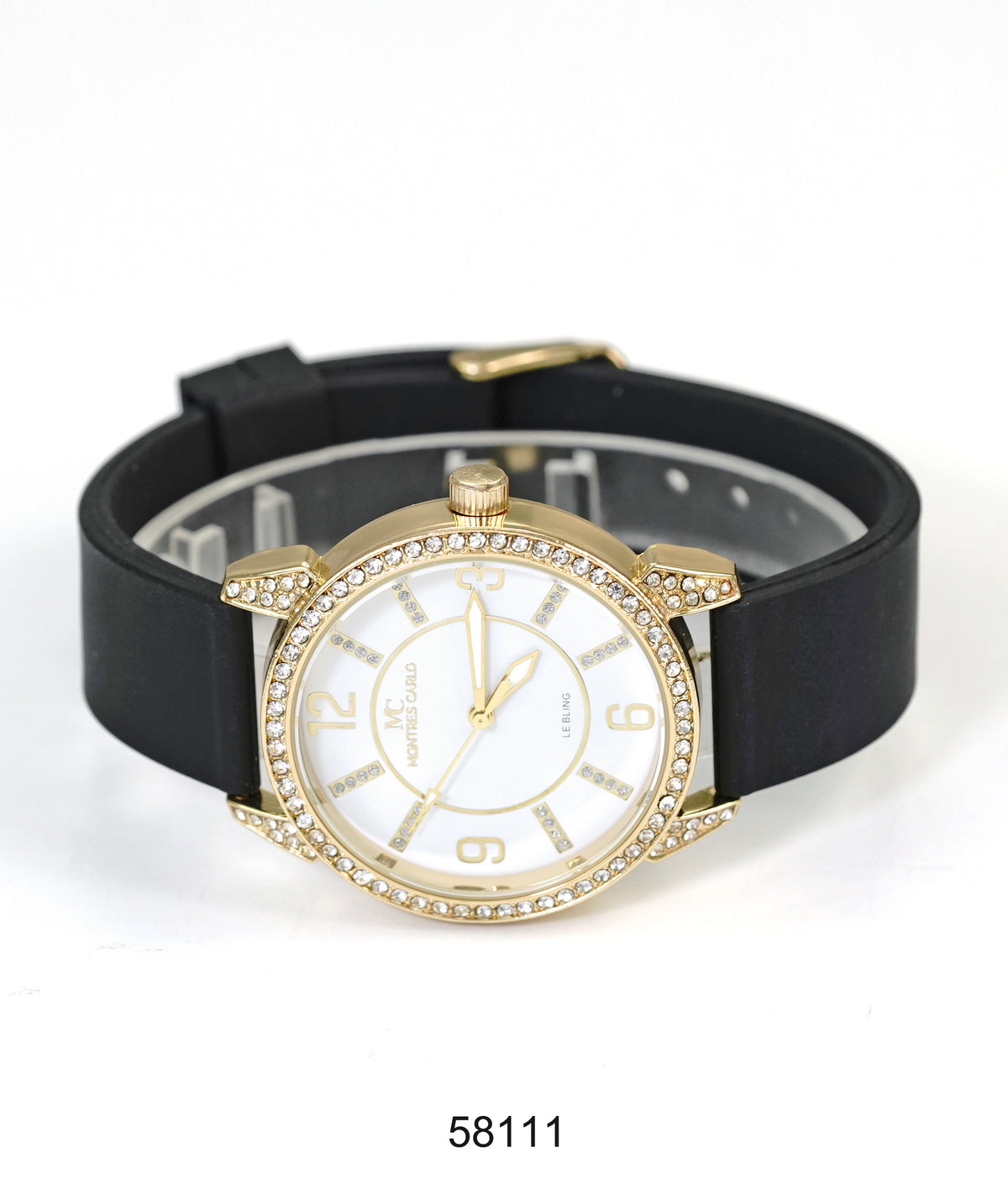 5811-Montres Carlo Silicon Band Watch