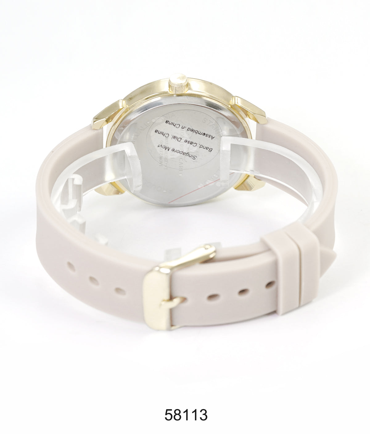5811-Montres Carlo Silicon Band Watch