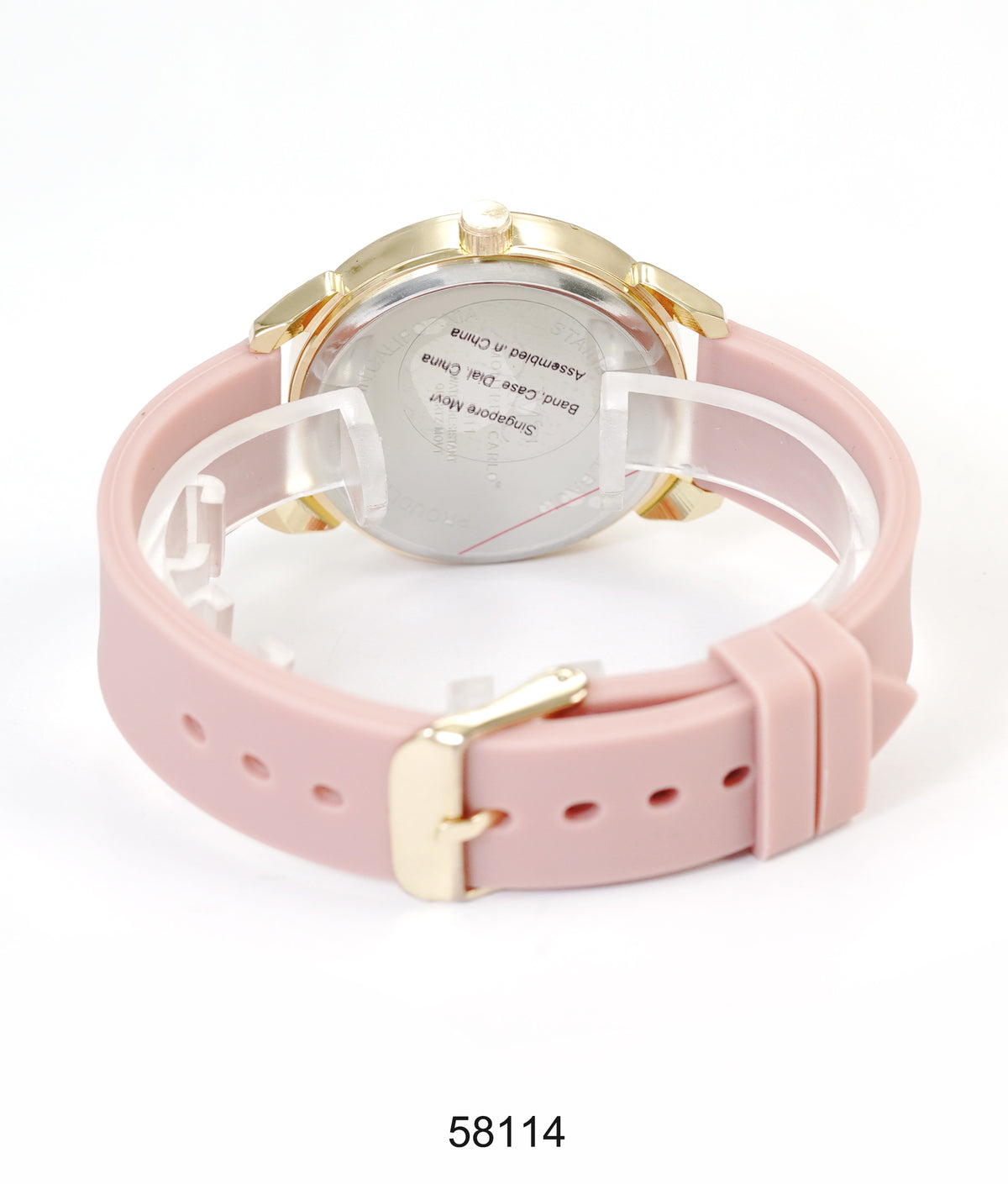 5811-Montres Carlo Silicon Band Watch