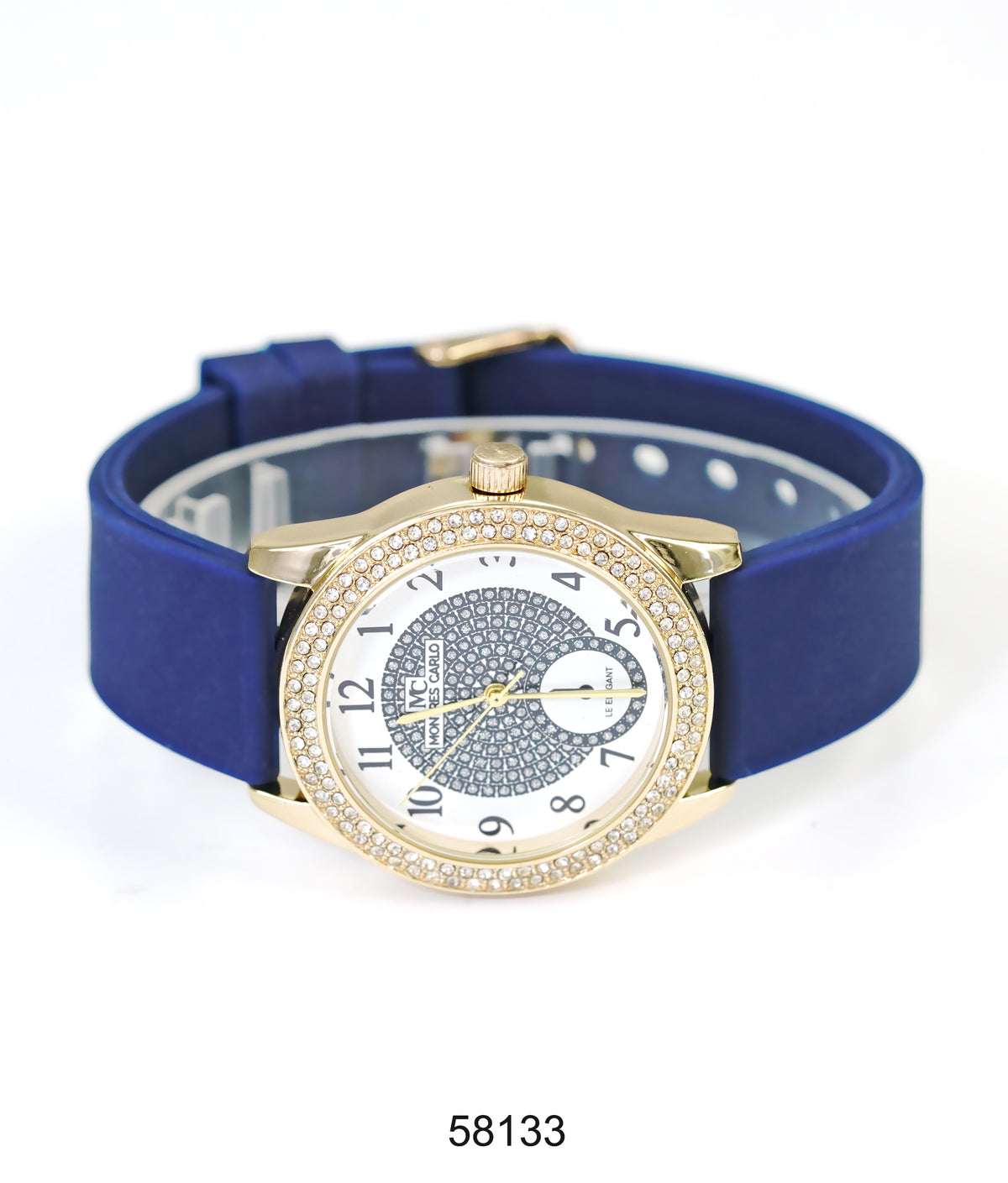 5813-Montres Carlo Silicon Band Watch