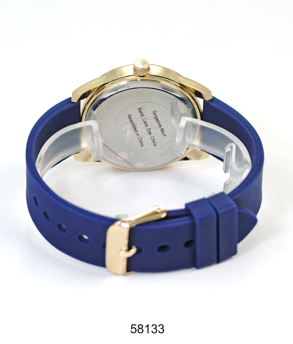 5813-Montres Carlo Silicon Band Watch