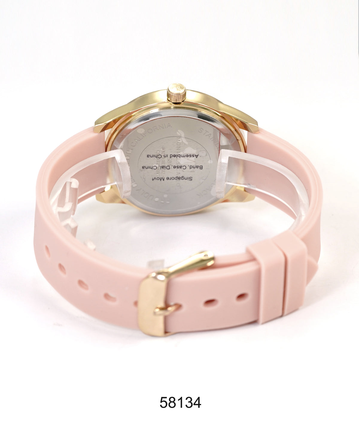 5813-Montres Carlo Silicon Band Watch