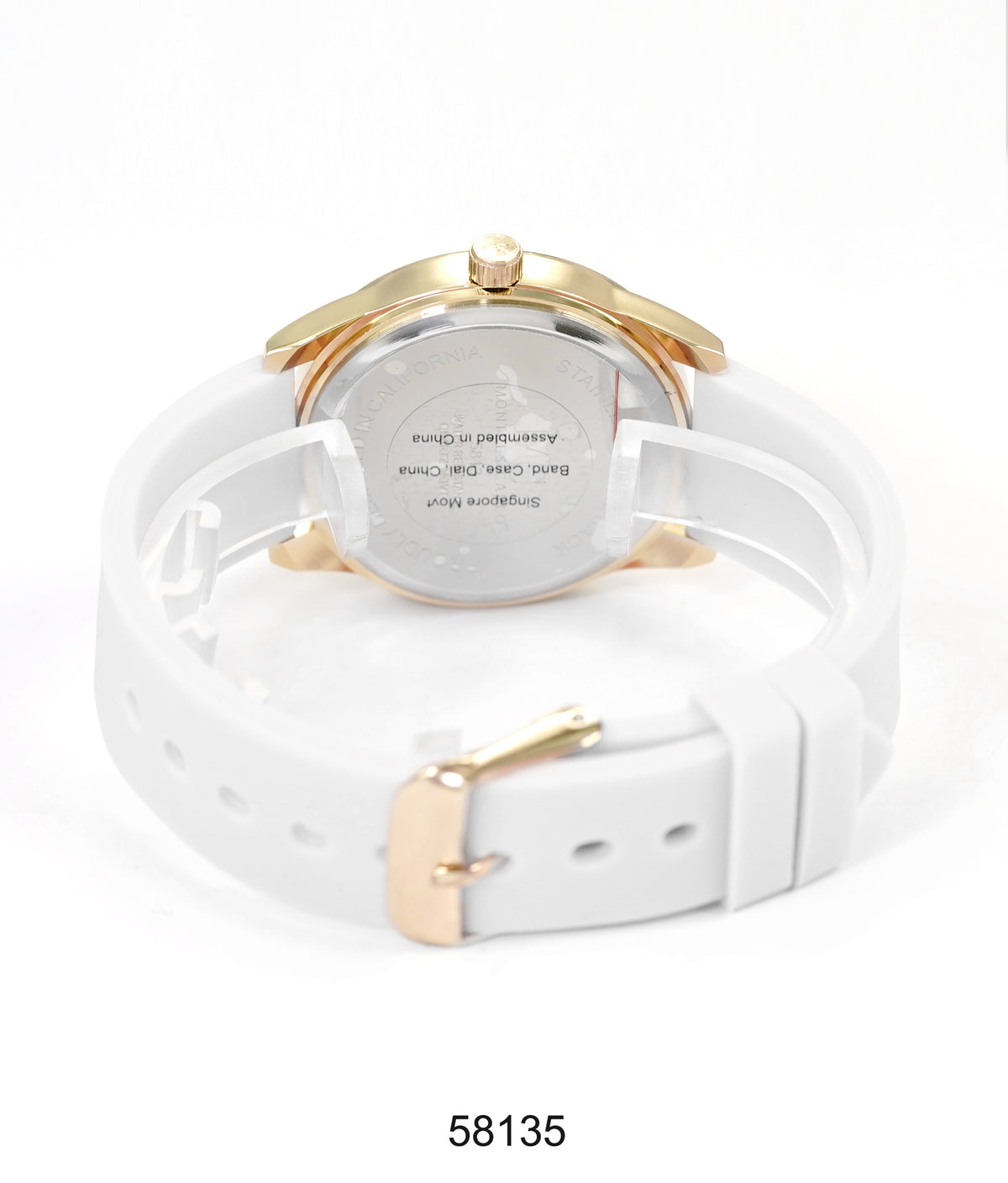 5813-Montres Carlo Silicon Band Watch