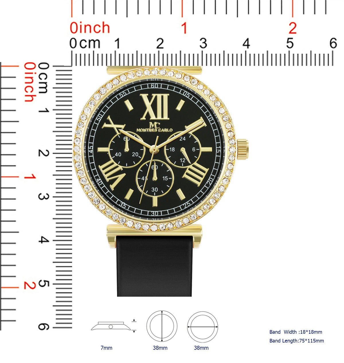 5821-JB8 - Silicon band watch Gift Box Edition